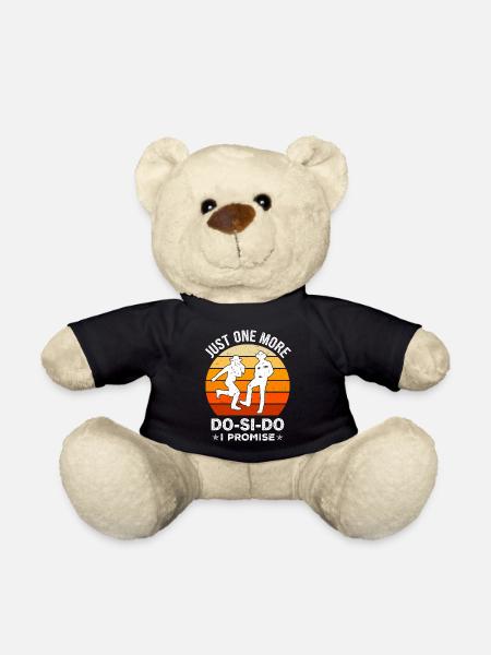 Witziger Square Dance Spruch - Teddy - Schwarz
