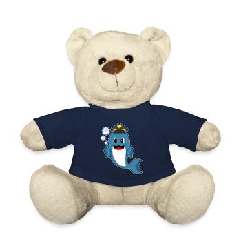 Dolphin Policier Police - Nounours - bleu marine - Devant