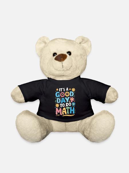 C’est une bonne journée pour les professeurs de mathématiques - Nounours - noir