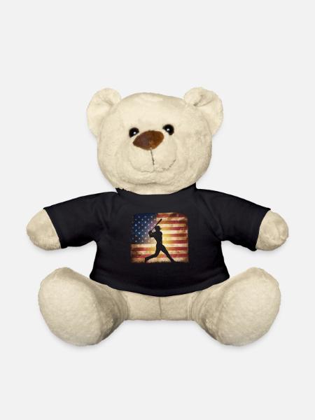 Baseball Hommes Femmes Enfants Joueur Lanceur Softball - Nounours - noir