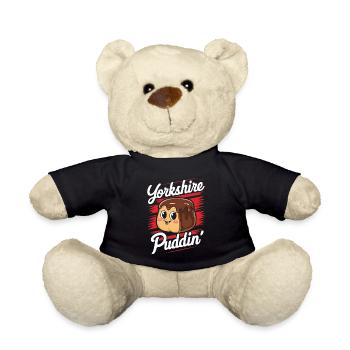 Yorkshire Pudding Geschenk - Teddy - Schwarz - Vorne