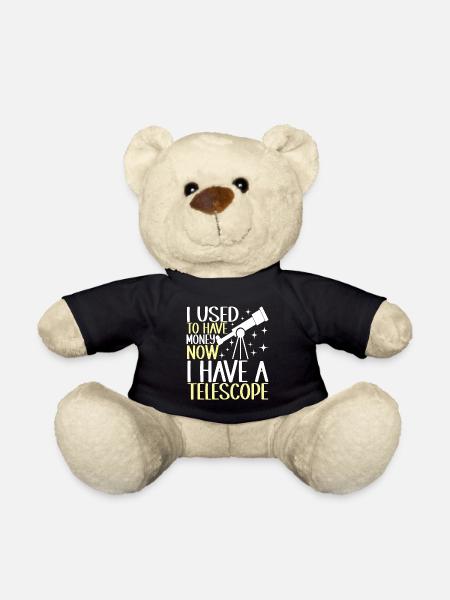 Astronomie astronome - Nounours - noir