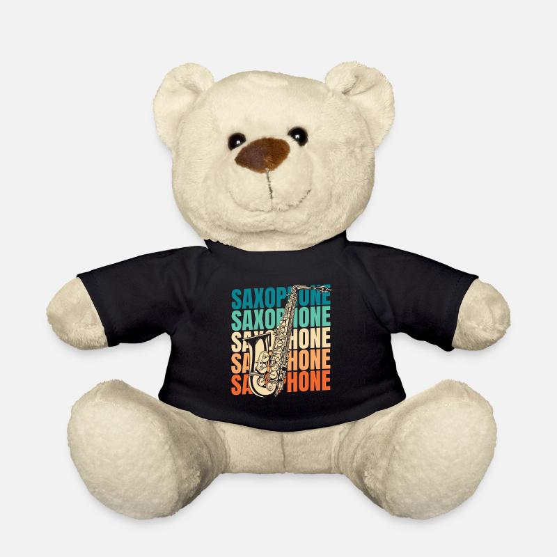 Saxophone Saxophone - Teddy Bear - black