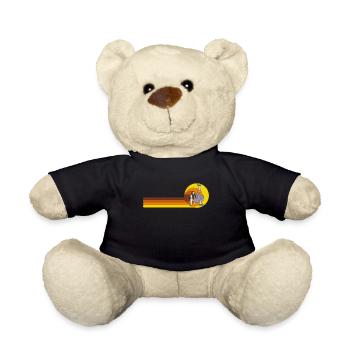 Inline-Skating Rollerskates Inline-Skater - Teddy Bear - black - Front