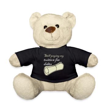 Frais de scolarité Étudiant - Nounours - noir - Devant
