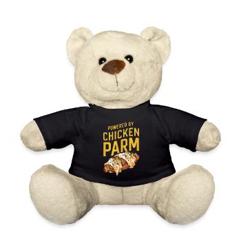 Propulsé par le poulet Parm - Hähnchen Parmigiana - Nounours - noir - Devant