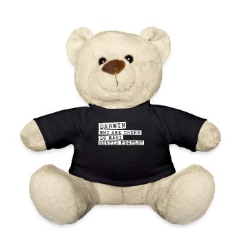 Prix Darwin Darwinisme Misanthrope - Nounours - noir - Devant