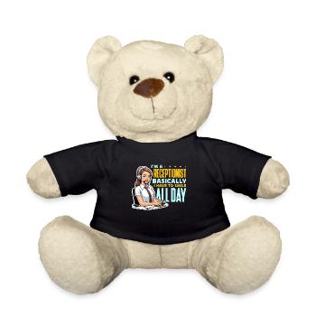 I'm A Receptionist Basically I Have Administrative - Teddy Bear - black - Front