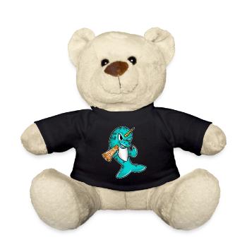 Pas une licorne Drôle Narval Créature des profondeurs Cool - Nounours - noir - Devant