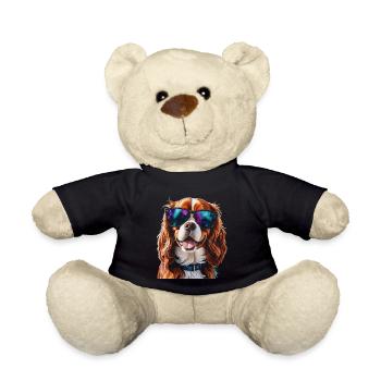 Cavalier King Charles Spaniel Sunglasses Dog - Teddy Bear - black - Front