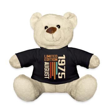 Aout 1975 Cadeau Anniversaire Août 1975 August - Nounours - noir - Devant