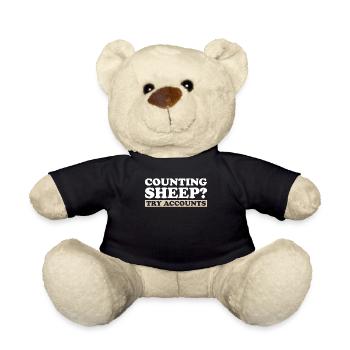 Comptabilité Comptable Financier Profession de comptable - Nounours - noir - Devant