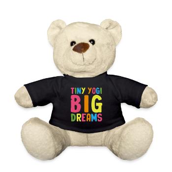 Tiny Yogi Big Dreams Méditation - Nounours - noir - Devant