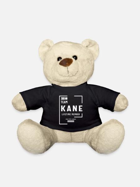 Team Kane Lebenslanges Mitglied Lustiger Name Kane - Teddy - Schwarz