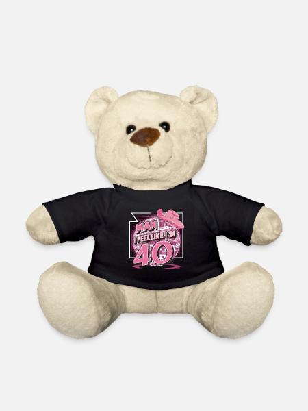 Man I Feel Like I'm 40 Geburtstag Western - Teddy - Schwarz