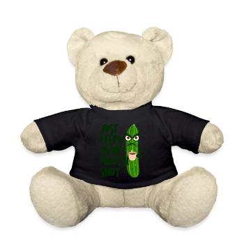 Grumpy Concombre Doigt d’honneur Café - Nounours - noir - Devant