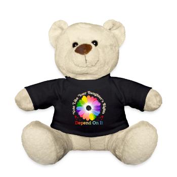 Vote Like Your Daughter's Rights Depend On It - Teddy Bear - black - Front