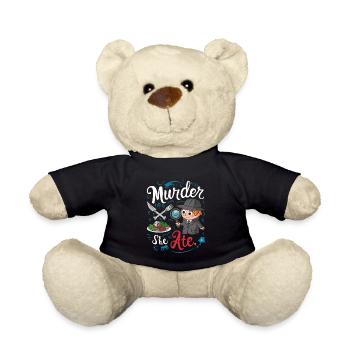 Murder Mystery Dinner Outfit, Party, Crime Scene - Teddy Bear - black - Front