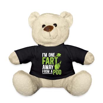 Furz Furzen Pupsen - Teddy - Schwarz - Vorne