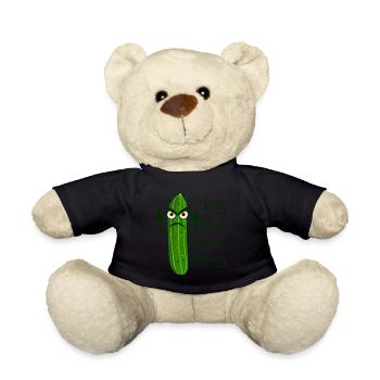 Cucumber Grumpy Misanthrope - Teddy - Schwarz - Vorne
