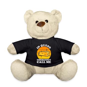 Cheesemaker Dairy Cheese maker Dairy technologist Cheese - Teddy Bear - black - Front