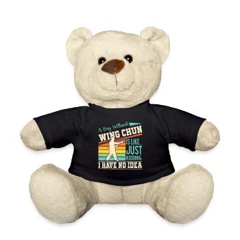 Une journée sans Wing Chun, c’est comme... Plaisanterie- - Nounours - noir - Devant