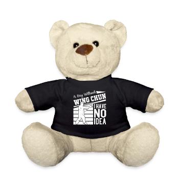 Une journée sans Wing Chun dont je n’ai aucune idée - Wing Chun - Nounours - noir - Devant