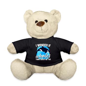 I Wonder If Whales Think About Me Too - Teddy - Schwarz - Vorne
