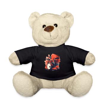 Schlagzeug Retro Style - Teddy - Schwarz - Vorne