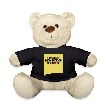 Someone In New Mexico Loves Me - Teddy Bear - black - Front