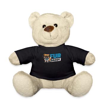 Chien pékinois papa pour papa - Nounours - noir - Devant