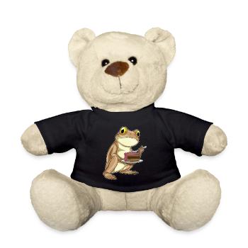 Frog Cake - Teddy Bear - black - Front