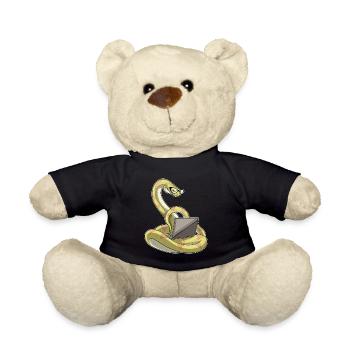 Schlange Laptop - Teddy - Schwarz - Vorne