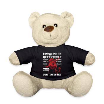 Samurai Ronin Schwertkampf Krieger Geschenk - Teddy - Schwarz - Vorne