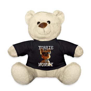 Yorkie Mommy Mama Muttertag Mom Yorkshire Terrier - Teddy - Schwarz - Vorne