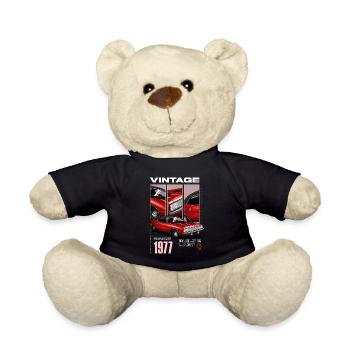 Ich bin nicht alt, ich bin ein Oldtimer, Jahrgang 1977 - Teddy - Schwarz - Vorne