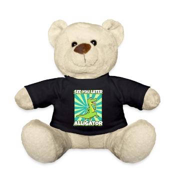 See You Later Alligator - Teddy Bear - black - Front
