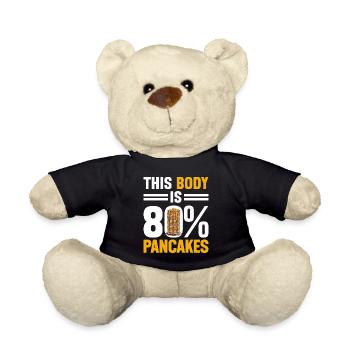 Pancake Breakfast Pancakes - Teddy Bear - black - Front