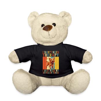 Australian Terrier Gifts - Teddy Bear - black - Front