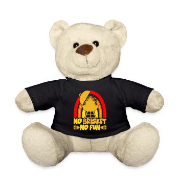 Barbecue Brisket Meat Steak BBQ Cook - Teddy Bear - black - Front