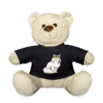 Persische Katze Taucher Schnorchel - Teddy - Schwarz - Vorne