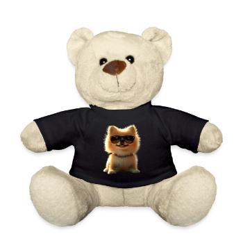 Pomeranian Pomeranian Pom Sweet German Spitz - Teddy Bear - black - Front