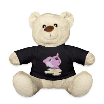 Dolphin Fitness Hoop Workout Gymnastics - Teddy Bear - black - Front