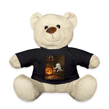 Cadeau d’Halloween Femmes Hommes Enfants Décoration - Nounours - noir - Devant