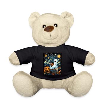 Cadeau d’Halloween Femmes Hommes Enfants Décoration - Nounours - noir - Devant