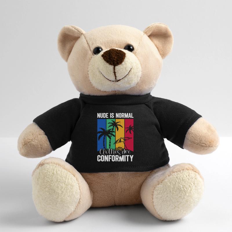 Nudism Saying Teddy Bear