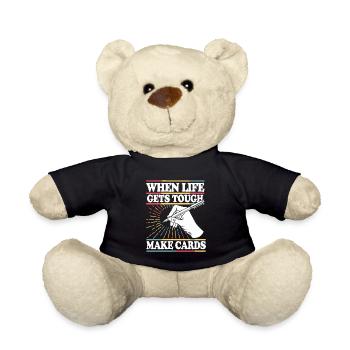 Cardmaker Scrapbooking Card Making Sets For - Teddy Bear - black - Front