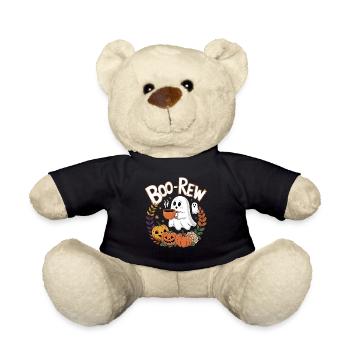 Halloween Boo-Rew Fantôme avec citrouille - Nounours - noir - Devant
