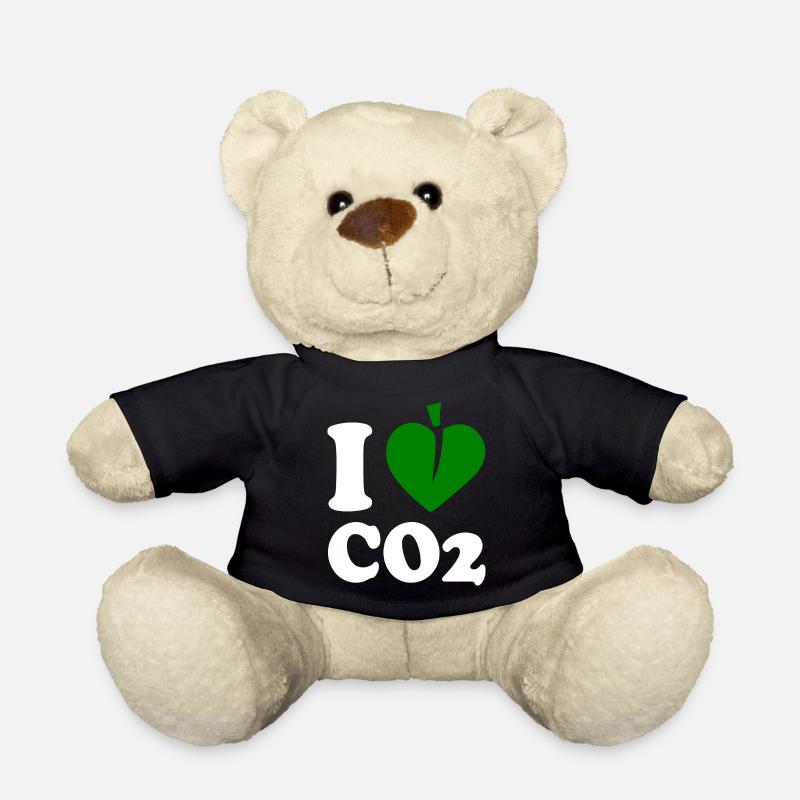 I love co2 - Teddy - Schwarz