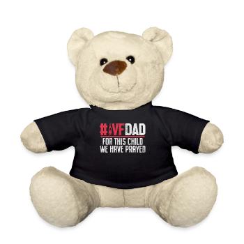 Für dieses Kind haben wir lustige IVF Papa gebetet - Teddy - Schwarz - Vorne
